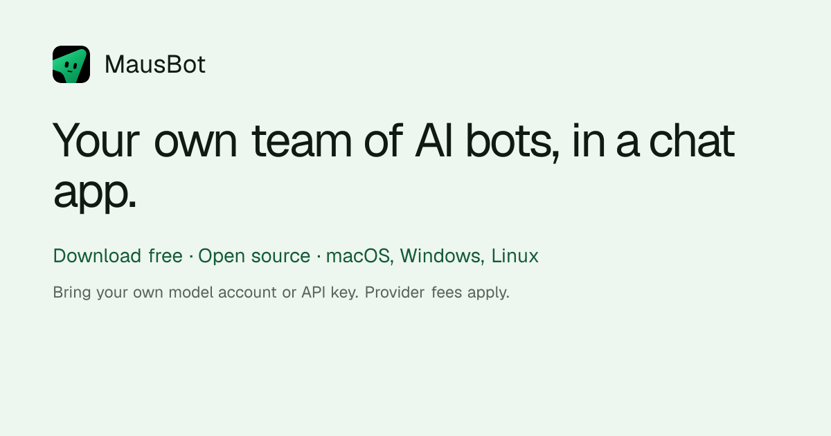 MausBot Cloud — your bots, always on